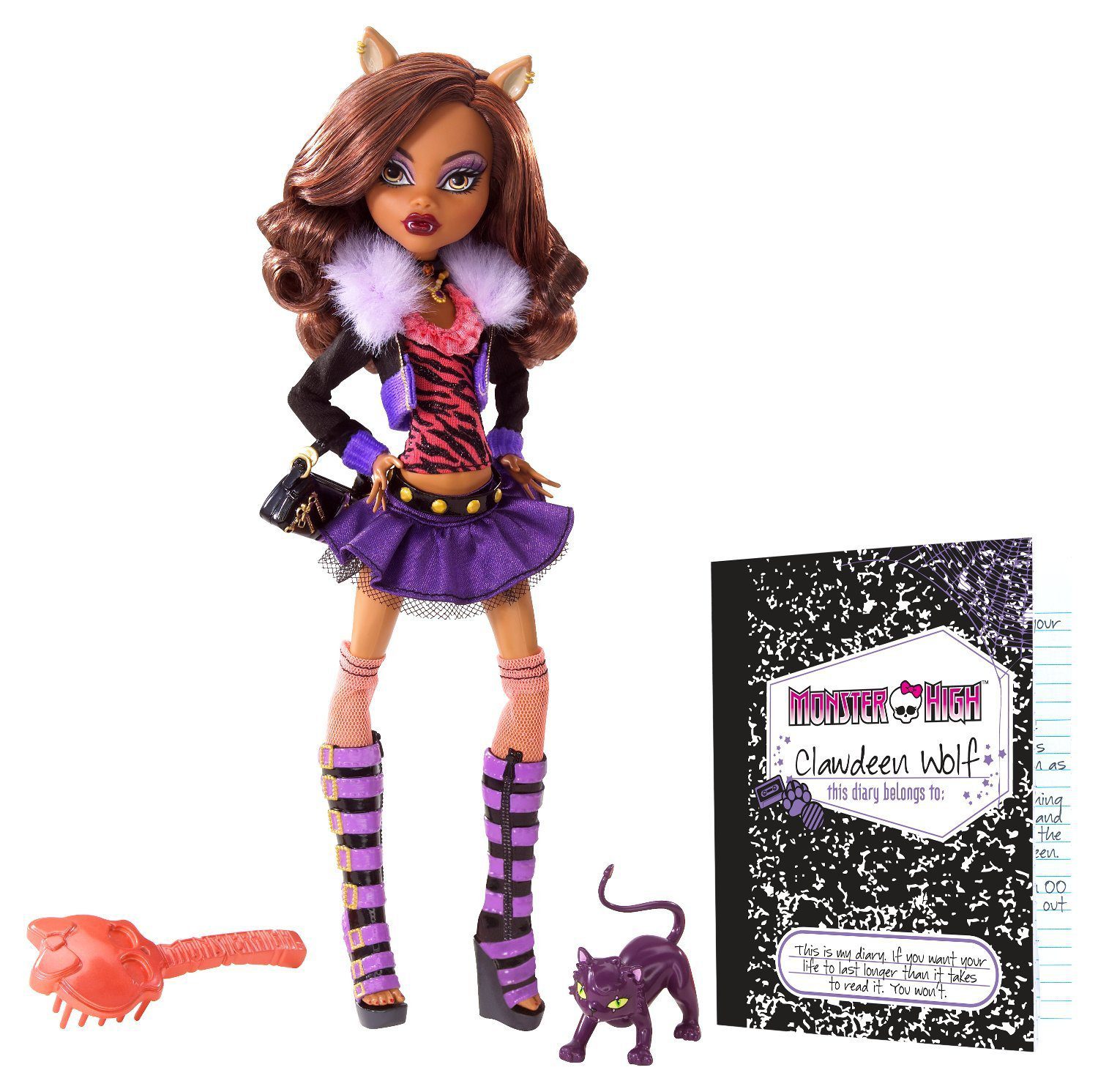 Boneca Monster High Clawdeen Wolf - Básica - Assinada - O Espaço