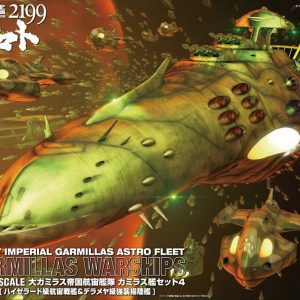 Yamato 2199 Gamilon Haizard Class Battleship Set 1/1000 Snap Kit Bandai
