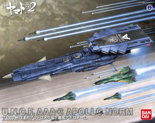 Yamato 2202 EDF Carrier Apollo Norm 1/1000 Bandai 2