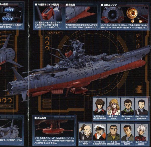 Yamato 2202 Model Kit 1/1000 Bandai 7