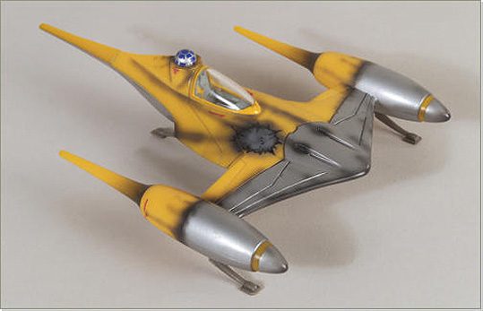 Star Wars Naboo Fighter Action Fleet Model 3