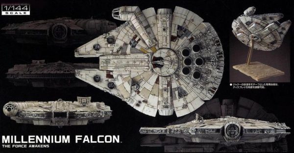 Star Wars Millenium Falcon 1/144 Model Kit BANDAI 6