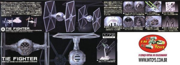Star Wars Tie Fighter 1/72 Model Kit BANDAI 6