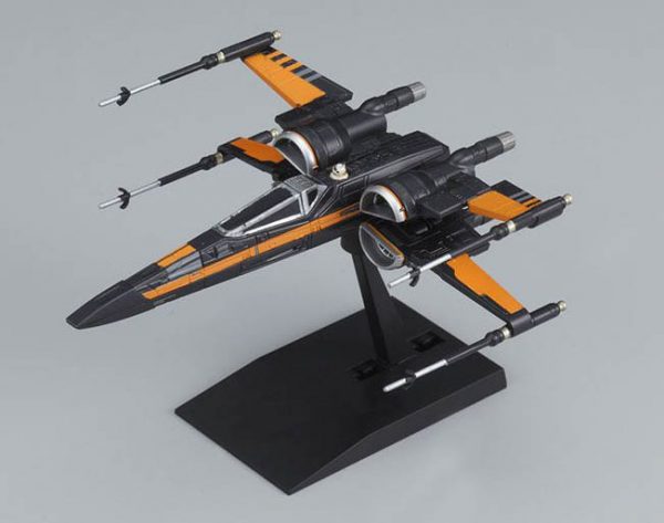 Star Wars Poe Dameron T-70 X-Wing 1/144 Mini Kit BANDAI 3