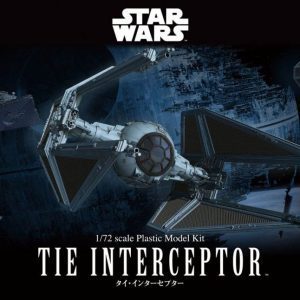 Star Wars Tie Interceptor 1/72 Model Kit BANDAI