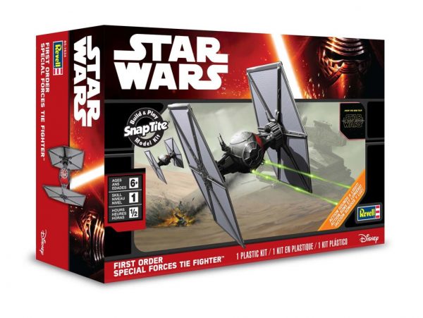 Star Wars First Order Tie Fighter Special Forces Eletronic Revell 1