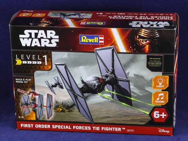 Star Wars First Order Tie Fighter Special Forces Eletronic Revell 3