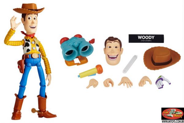 Toy Story Woody Action Figure Revoltech Kaiyodo 18