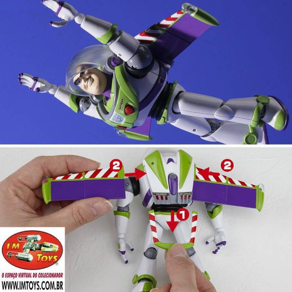 Toy Story Buzz Lightyear Action Figure Revoltech Kaiyodo 11