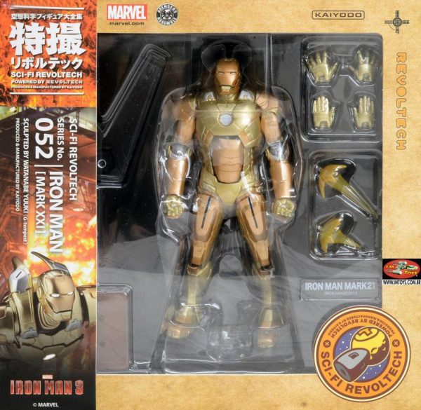 Marvel Iron Man Homem de Ferro MK-XXI Midas Revoltech Kayodo 2