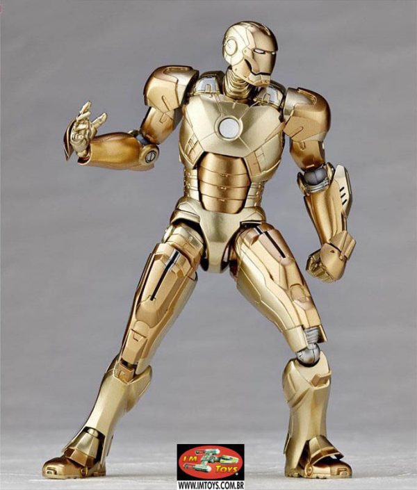 Marvel Iron Man Homem de Ferro MK-XXI Midas Revoltech Kayodo 1