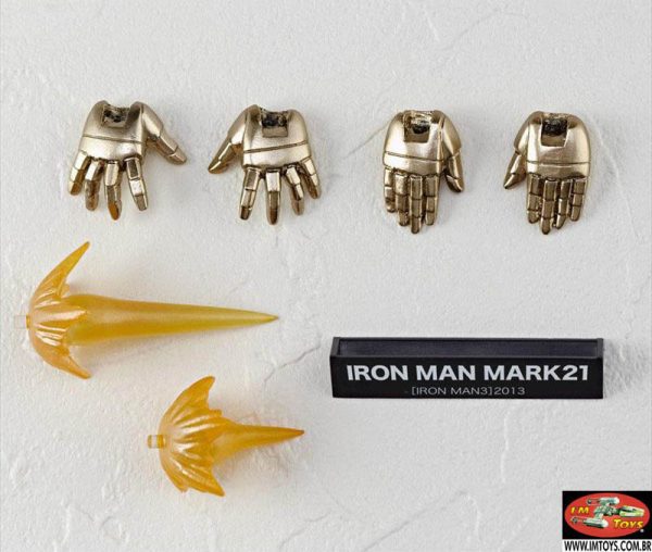 Marvel Iron Man Homem de Ferro MK-XXI Midas Revoltech Kayodo 12