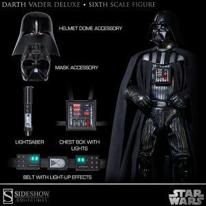 Star Wars Darth Vader 1/6 Action Figure High Deluxe Sideshow
