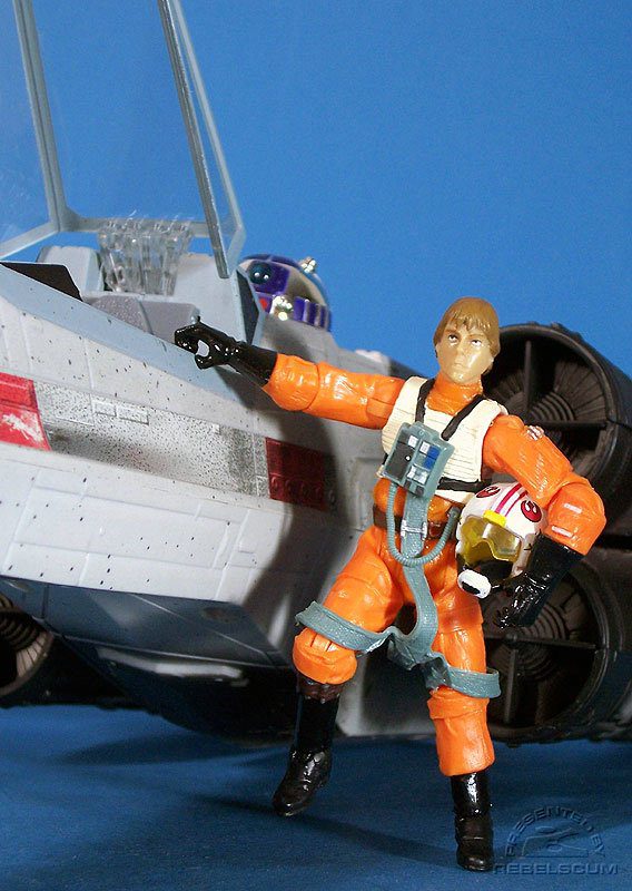 Star Wars Action Figure Luke Skywalker Pilot Hasbro 5