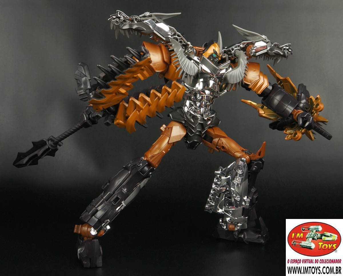 Transformers Age of Extintion Leader Grimlock Action Figure Hasbro 9 Transformers Age of Extintion Leader Grimlock Action Figure Hasbro - Imagem 9