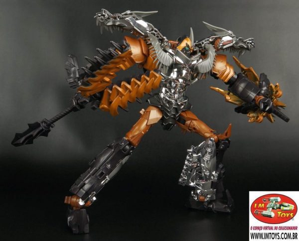 Transformers Age of Extintion Leader Grimlock Action Figure Hasbro 9