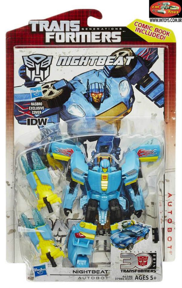 Transformers Generations Nightbeat Action Figure Hasbro 2