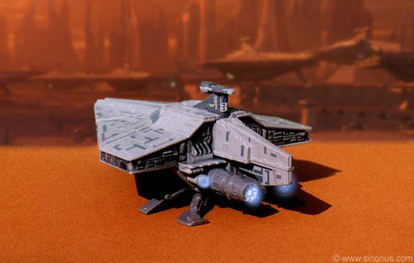 Star Wars Republic Assault Transport Action Fleet Galoob 3