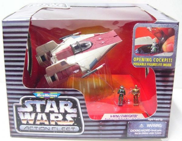 Star Wars A-Wing Fighter Action Fleet Galoob 1