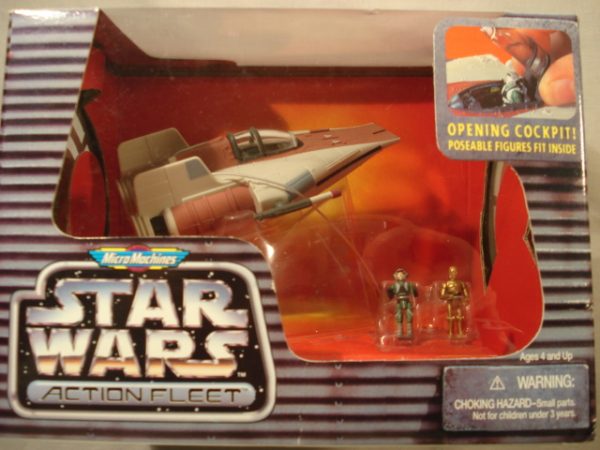 Star Wars A-Wing Fighter Action Fleet Galoob 5