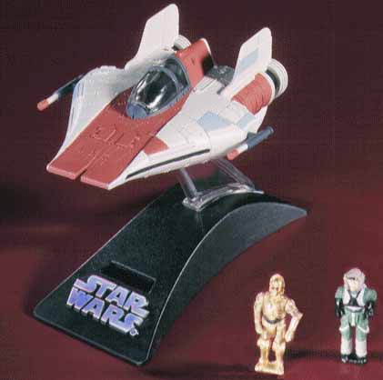 Star Wars A-Wing Fighter Action Fleet Galoob 2