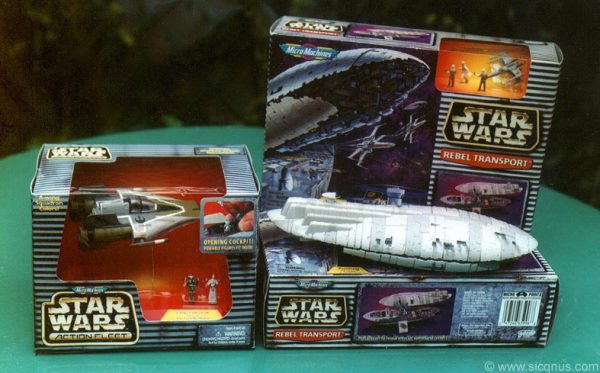 Star Wars Action Fleet Rebel Transport Galoob 7
