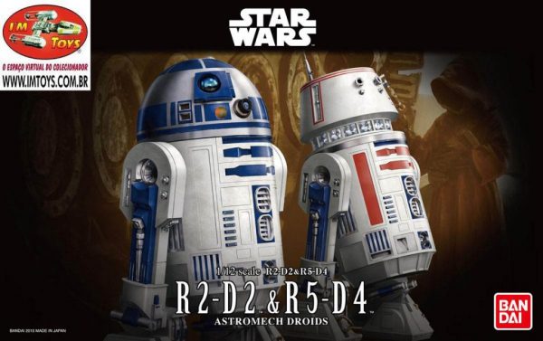 Star Wars R2-D2 e R5-D4 1/12 Model Kit BANDAI 2