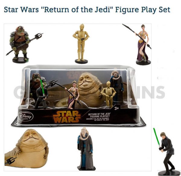 Star Wars Return of Jedi Figure Set Disney Store 3