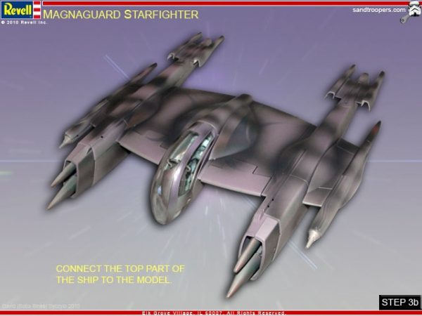 Star Wars Magna Guard Starfighter Revell 3