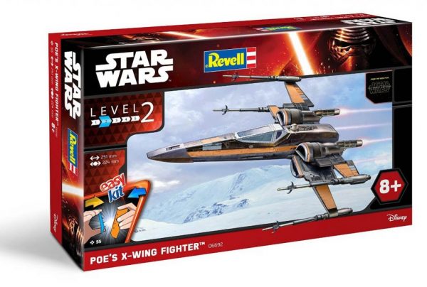 Star Wars Poe Dameron T-70 X-Wing Model Kit Revell 1