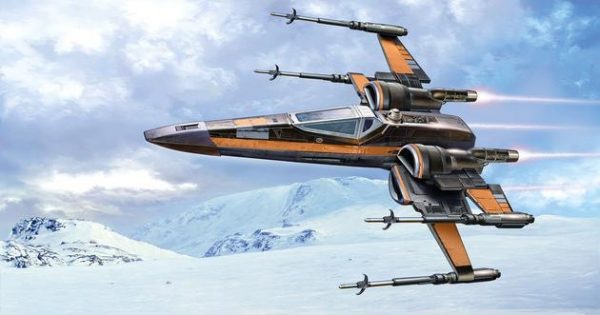 Star Wars Poe Dameron T-70 X-Wing Model Kit Revell 9