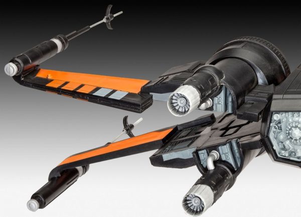 Star Wars Poe Dameron T-70 X-Wing Model Kit Revell 5