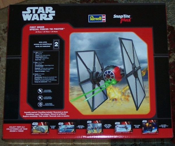 Star Wars First Order Tie Fighter Special Forces 1/35 Model Kit REVELL 13