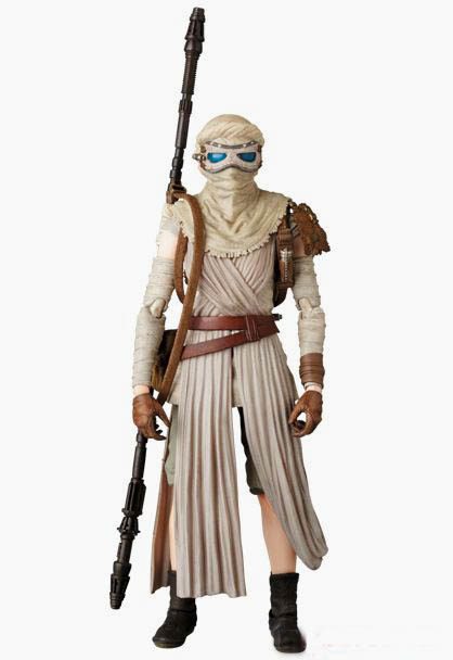 Star Wars The Force Awekens Rey Action Figure Mafex 4