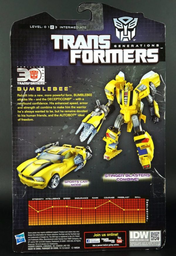 Transformers IDW Bumblebee Action Figure Hasbro 3