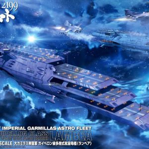 Yamato 2199 Gamilon Tri Deck Carrier Lambea 1/1000 Model Kit Bandai