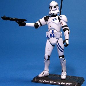 Star Wars Action Figure Clone Trooper 5th Fleet  Hasbro