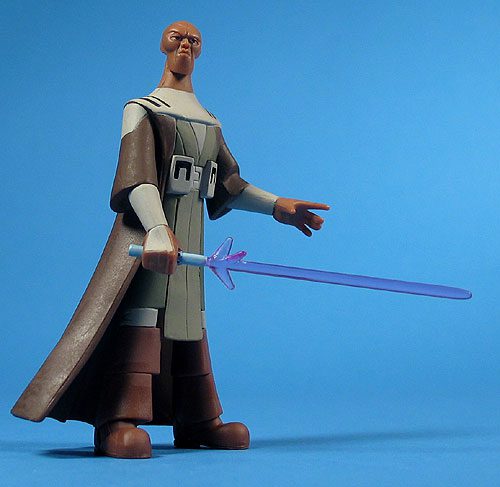 Star Wars Mestre Jedi Mace Windu ANI Action Figure Hasbro 3