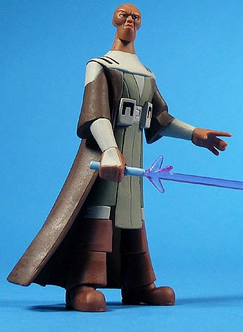 Star Wars Mestre Jedi Mace Windu ANI Action Figure Hasbro 5