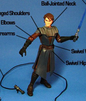 Star Wars Action Figure Anakin Skywalker CW Hasbro 8
