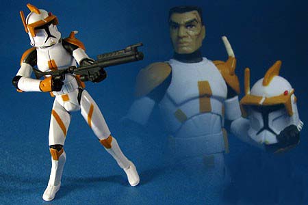 Star Wars Action Figure Clone Trooper Commander Cody Hasbro 5