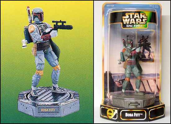 Star Wars Epic Force Boba Fett Figure Hasbro 1
