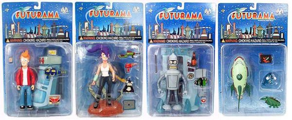 Futurama Action Figures Complete Set of 4 Moore Creations 17