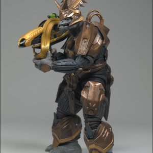 Halo-3 Brute War Chieftain Gold Action Figure Mc Farlane Toys