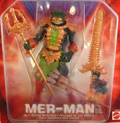 Masters of the Universe Mer Man Action Figure Mattel 3