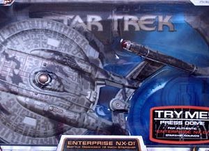 Star Trek Enterprise NX-01 Eletronic Model Art Asylum