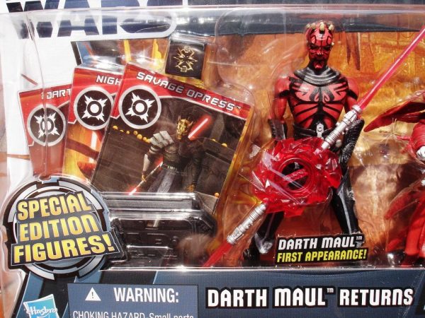 Star Wars Action Figure Darth Maul Return Battle Pack Hasbro 9