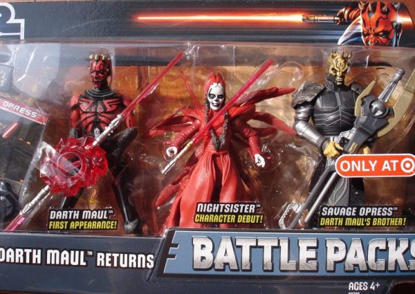 Star Wars Action Figure Darth Maul Return Battle Pack Hasbro 3