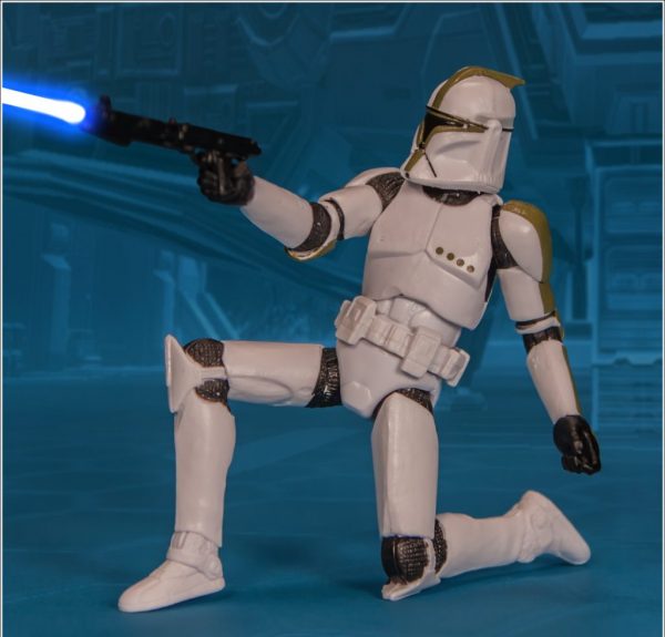 Star Wars Action Figure Clone Trooper Sargent Black Series Hasbro 3