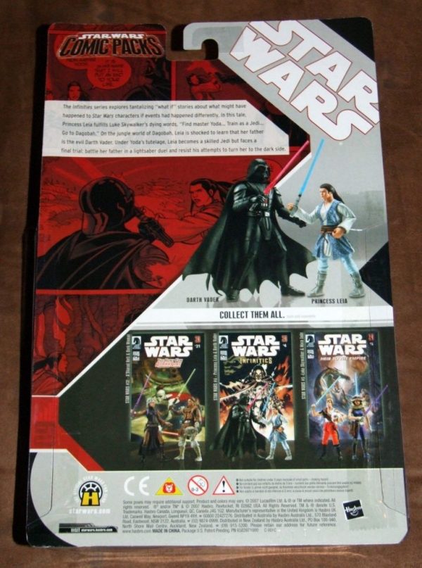 Star Wars Comic Pack Leia e Darth Vader Action Figure Hasbro 4